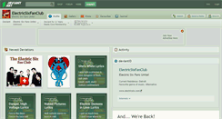 Desktop Screenshot of electricsixfanclub.deviantart.com