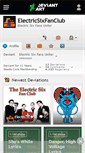 Mobile Screenshot of electricsixfanclub.deviantart.com