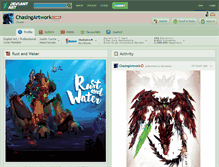 Tablet Screenshot of chasingartwork.deviantart.com