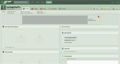 Desktop Screenshot of garbagedayplz.deviantart.com