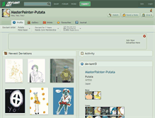 Tablet Screenshot of masterpainter-putata.deviantart.com