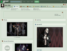 Tablet Screenshot of nw1981.deviantart.com