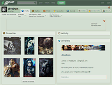 Tablet Screenshot of divelhen.deviantart.com
