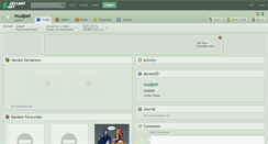 Desktop Screenshot of mudpet.deviantart.com