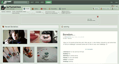 Desktop Screenshot of methehotchick.deviantart.com