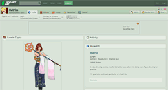 Desktop Screenshot of matriss.deviantart.com