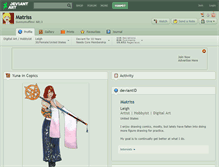 Tablet Screenshot of matriss.deviantart.com
