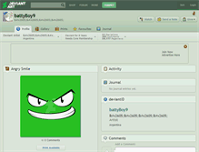 Tablet Screenshot of battyboy9.deviantart.com