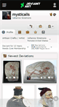 Mobile Screenshot of mysticalis.deviantart.com