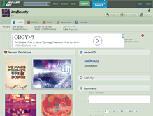 Tablet Screenshot of anabeauty.deviantart.com