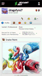Mobile Screenshot of dragofyre7.deviantart.com
