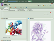 Tablet Screenshot of dragofyre7.deviantart.com