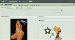 Desktop Screenshot of liensriilovely.deviantart.com