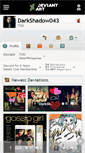 Mobile Screenshot of darkshadow043.deviantart.com