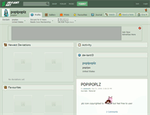 Tablet Screenshot of popipoplz.deviantart.com