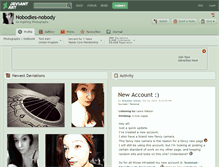 Tablet Screenshot of nobodies-nobody.deviantart.com