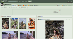 Desktop Screenshot of clamp90357.deviantart.com