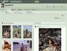 Tablet Screenshot of clamp90357.deviantart.com