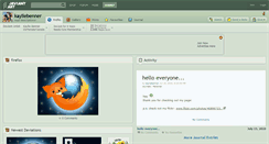 Desktop Screenshot of kayliebenner.deviantart.com