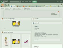 Tablet Screenshot of blue-it.deviantart.com