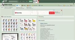 Desktop Screenshot of adopt-a-horse.deviantart.com