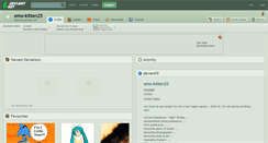 Desktop Screenshot of emo-kitten25.deviantart.com