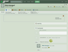 Tablet Screenshot of dna-inkergurl.deviantart.com