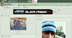 Desktop Screenshot of acrid-rapture.deviantart.com