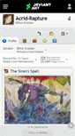 Mobile Screenshot of acrid-rapture.deviantart.com