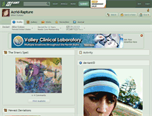 Tablet Screenshot of acrid-rapture.deviantart.com