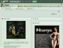 Tablet Screenshot of nianya.deviantart.com