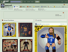 Tablet Screenshot of jasonwulf.deviantart.com