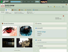 Tablet Screenshot of lovely-manga.deviantart.com