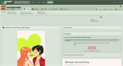 Desktop Screenshot of meongxorange.deviantart.com