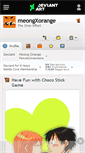 Mobile Screenshot of meongxorange.deviantart.com