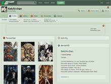 Tablet Screenshot of ketchi-chan.deviantart.com