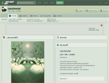 Tablet Screenshot of cacatmetal.deviantart.com