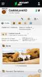 Mobile Screenshot of cookielovexo.deviantart.com
