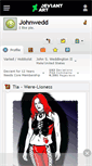 Mobile Screenshot of johnwedd.deviantart.com