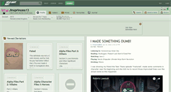 Desktop Screenshot of jinxprincess13.deviantart.com