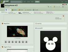 Tablet Screenshot of mickeymouse-ace.deviantart.com