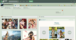 Desktop Screenshot of demonstorm13.deviantart.com