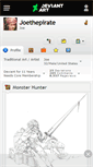 Mobile Screenshot of joethepirate.deviantart.com