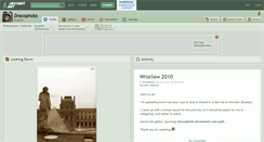 Desktop Screenshot of dracophoto.deviantart.com
