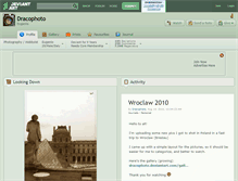 Tablet Screenshot of dracophoto.deviantart.com