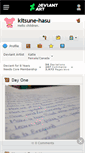 Mobile Screenshot of kitsune-hasu.deviantart.com