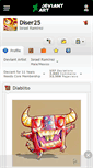 Mobile Screenshot of diser25.deviantart.com
