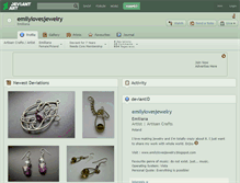 Tablet Screenshot of emilylovesjewelry.deviantart.com