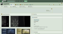Desktop Screenshot of nayadesigns.deviantart.com