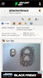Mobile Screenshot of ablackembrace.deviantart.com